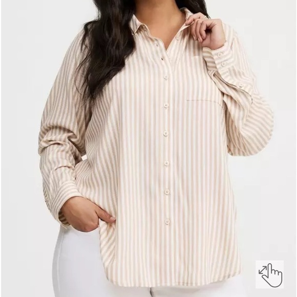 TORRID Set of 2 Textured Button-Up ShirtS - Picture 1 of 6